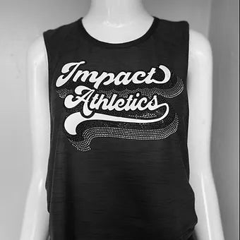Charcoal Twisted Crop Top