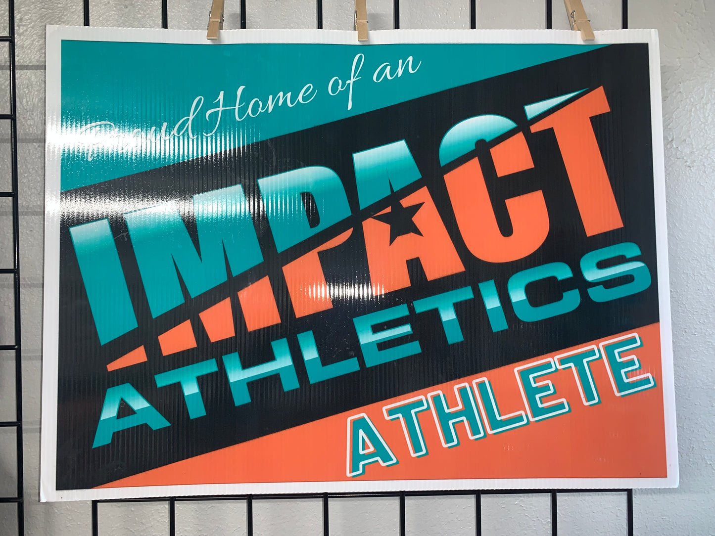 Impact Athletics Yard Sign